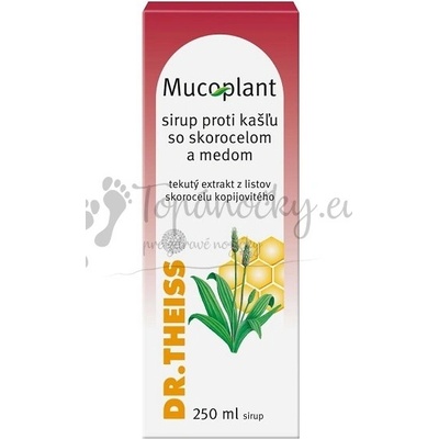 Mucoplant sirup proti kašľu so skorocelom a medom sir.1 x 250 ml