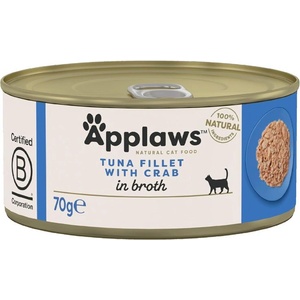 Applaws Консерва за котки с риба тон и рак в бульон 70 г