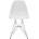 Vitra Eames DSR cotton white / chrome