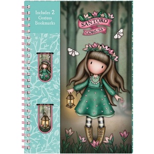 Santoro gorjuss Тефтер с 2 книгоразделителя Santoro Gorjuss In The Forest - Woodland Wildflower (1336GJ02)