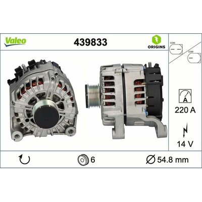 VALEO 439833 generátor (439833)