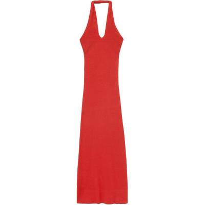 MANGO Плетена рокля 'shiffer' червено, размер XS
