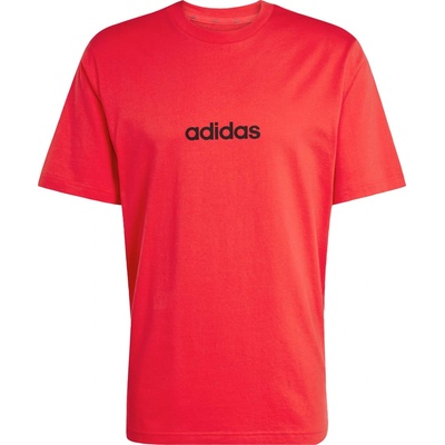 adidas Essentials Linear Single jersey červené čierne
