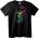 NOONEBRAND Тениска Цветен Феникс - S, Black