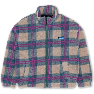 KAVU Дамско поларено яке KAVU Women's Loven Fleece jacket - Party Plaid - размер XL (103-2728-0415)