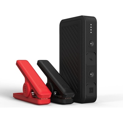 mophie Външна батерия/power bank/ Mophie Powerstation Go Rugged Compact Black (401107703), 8100mAh, черна, 2x USB-A, включва мини кабели за джъмпер (401107703)