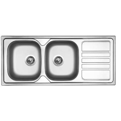 Sinks OKIO 1160 DUO V 0,6mm matný