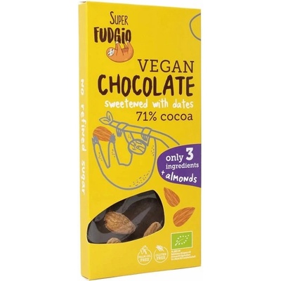 Super Fudgio Veganská slazená datlemi s mandlemi bio 100 g