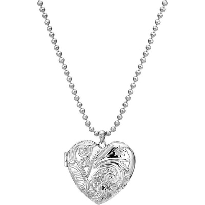 Hot Diamonds Strieborný srdiečkový náhrdelník s diamantom Memories Heart Locket DP772