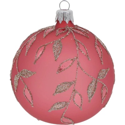 Ego Dekor Стъклени ръчно издухани коледни топки в комплект 3 бр. ø 8 cm - Ego Dekor (ZOZ-212041DB)