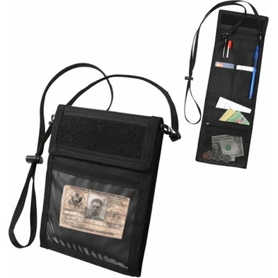 Rothco na krk deluxe na doklady ID čierne