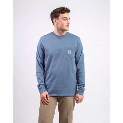 Carhartt WIP L/S Pocket T-Shirt Velvet Blue