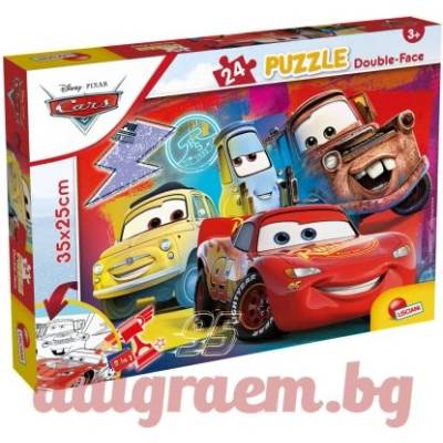 Lisciani Пъзел lisciani 99498 - 24 части - Колите, двулицев пъзел (li99498)