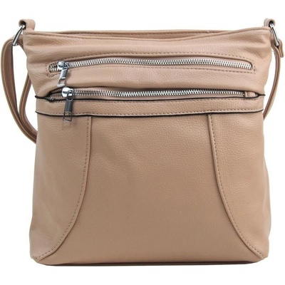 New Berry dámská crossbody kabelka HB-137 latté béžovo-hnědá