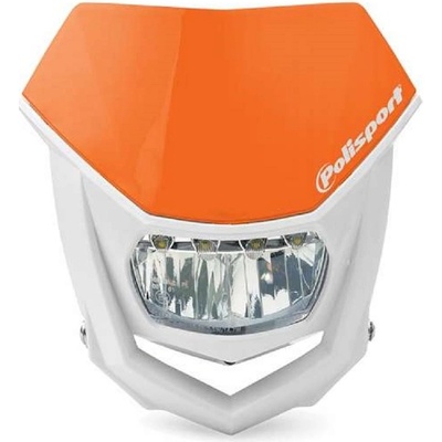 POLISPORT světlomet přední univerzální HALO s žárovkou LED barva oranžová KTM