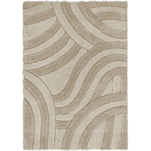 Flair Rugs Бежов ръчно изработен килим от рециклирани влакна 120x170 cm Velvet - Flair Rugs (503119375796)