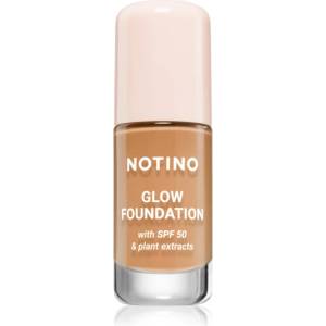 Notino Glow Foundation With SPF 50 & Plant Extracts озаряващ фон дьо тен SPF 50 02 Medium Deep Neutral 30ml