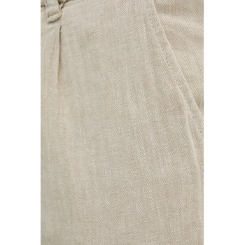 Lindbergh Панталон с лен Lindbergh в бежово със стандартна кройка (30.003020.LTSTONE)