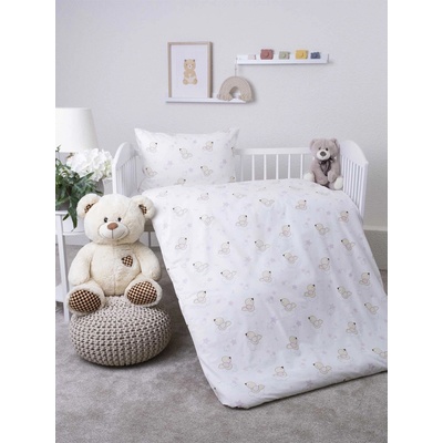 MKLozkoviny.sk bavlna obliečky Renforcé do postieľky ružové 100 x 135 cm 40 x 60 cm