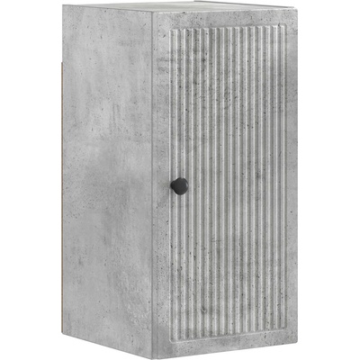 vidaXL Банен стенен шкаф EDE Бетонно сиво 30 x 31 x 59 см (895928)