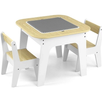 Milly Mally Dětský stůl a židle Olaf Blocks White