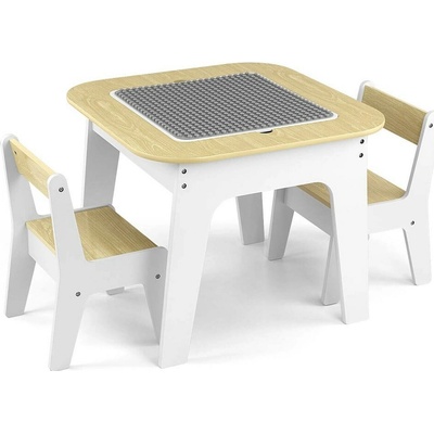 Milly Mally Dětský stůl a židle Olaf Blocks White