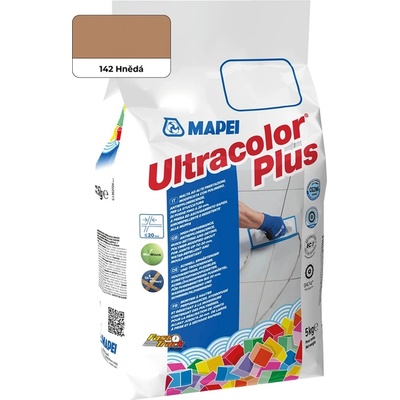 Mapei Spárovací hmota Ultracolor Plus 142, hnědá, 5 kg 6014245AU
