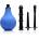 CleanStream Premium One-way Valve Anal Douche Set Blue
