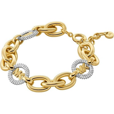 Michael Kors Luxusný náramok so zirkónmi Premium MKJ8547931 bicolor, číra, zlatá