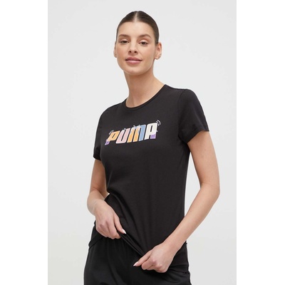 PUMA Памучна тениска Puma в черно 680178 679916 (679916)