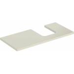 Geberit Плот за мивка Geberit One с десен изрез 105 см, гланцово пясъчно сиво (505.314.00.4)