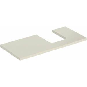 Geberit Плот за мивка Geberit One с десен изрез 105 см, гланцово пясъчно сиво (505.314.00.4)