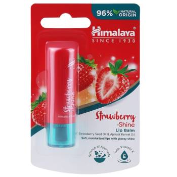 Himalaya Балсам за устни Himalaya Strawberry с блясък, 4, 5 g