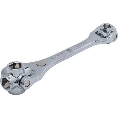 BGS klíč nástrčný 12-19 mm, "8v1", 12ti hranný BS7075