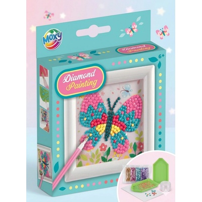 Grafix diamantové malování sada 9,5 x 9,5 cm motýl – Hledejceny.cz