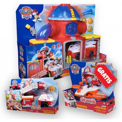 АКЦИЯ: Пес патрул пожарна станция + голяма интерактивна пожарна кола + Зума Безплатно (as_6073760_6072600_6072684)