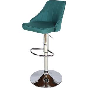 Bogdan Furniture Am Бар стол Калипсо-20 текстил- тъмно зелен