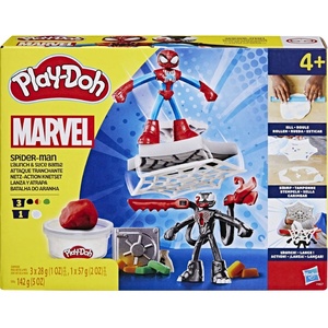 Hasbro Play-doh Spiderman Launch And Slice Battle (f9827)