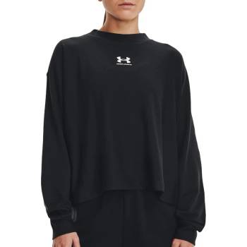 Under Armour Суитшърт Under Armour UA Rival Terry Oversized Crw-BLK 1376995-001 Размер XS