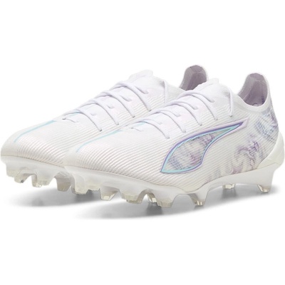 PUMA Дамски футболни бутонки Puma Ultra 5 Ultimate Firm Ground Football Boots Womens - Wht/Blk/Purple