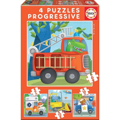 Educa Puzzle 6-9-12-16 Rescue Patrol (80-17144)