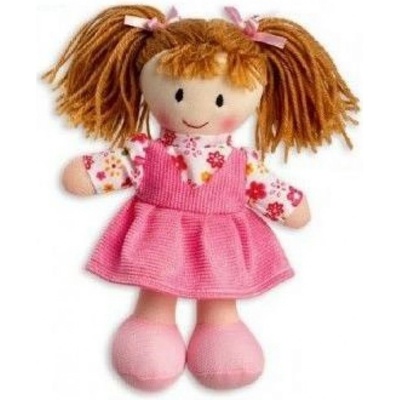 Teddies bábika Verunka hadrová plyš 20 cm česky mluvící na kartě
