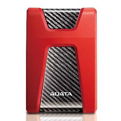 ADATA HD650 2TB červený Pevný disk, externí, 2TB, 2,5", USB 3.1 Gen1, červený AHD650-2TU31-CRD