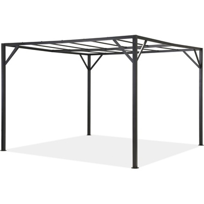 Garden Point Santorini 3 x 4 m antracitový kovový rám pergoly