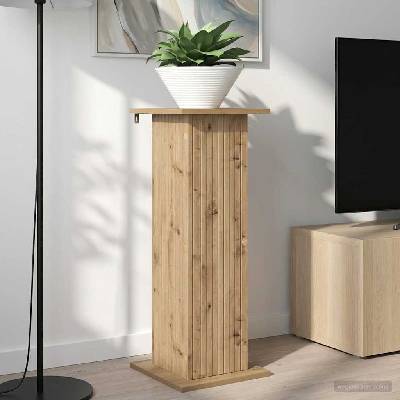 vidaXL Стойка за растения 2 бр. Дъб артизан 30, 5 x 30 x 80, 5 см (899779)