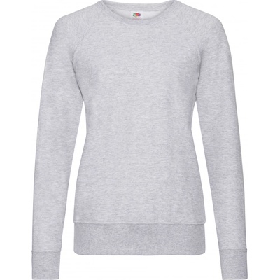 Fruit of the Loom FN25•Lady Fit Lightweight Raglan Sweat šedá