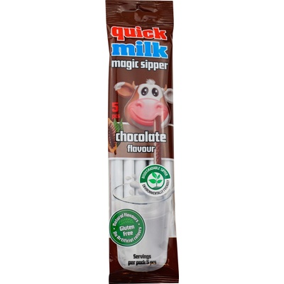 Amylon Quick Milk Magická brčka do mléka čokoláda 5 x 6 g
