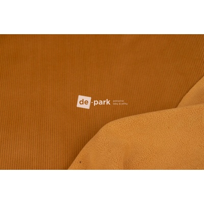 de-park Úplet - Manšestr s fleecem - hořčicová