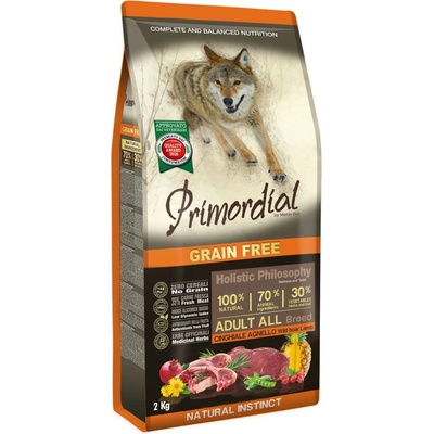 Primordial Grain Free Adult Dog Wild Boar & Lamb 2 kg