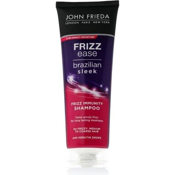 John Frieda Frizz Ease Brazilian Sleek 250 ml изглаждащ шампоан за непокорна и чуплива коса за жени